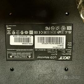Monitor Acer17 pollici