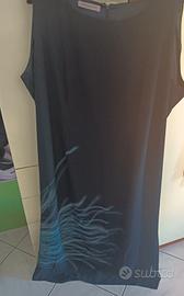 abito da cerimonia blu notte Elena Miro'