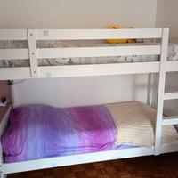 letto ikea Mydal a castello