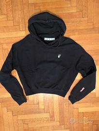 Felpa donna OFF WHITE nera taglia M Nuova