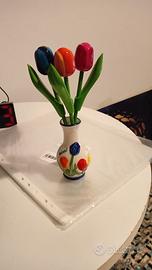 Vasetto "Holland" con tulipani