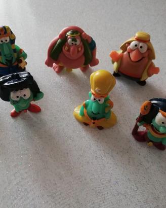 Set 8 Personaggi Diversi I Lunes Kinder Sorprese