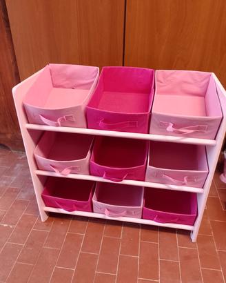 porta giochi a cassetti 