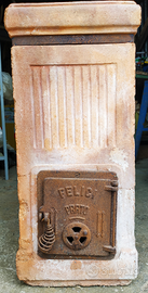 Stufa antica in terracotta FELICI - Prato TIPO 00