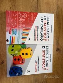 Libri eserciziario di statistica 1 e 2