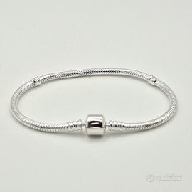 bracciale tipo pandora charm argento donna 18 cm