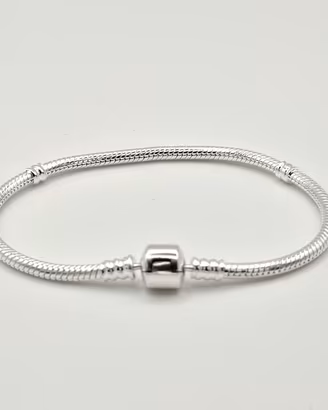 bracciale tipo pandora charm argento donna 18 cm