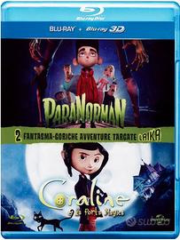 Paranorman + Coraline e la porta magica Bluray 3d