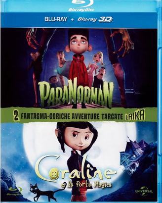 Paranorman + Coraline e la porta magica Bluray 3d