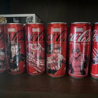 Collezione Marvel Lattine Coca cola 