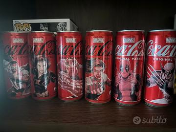 Collezione Marvel Lattine Coca cola 