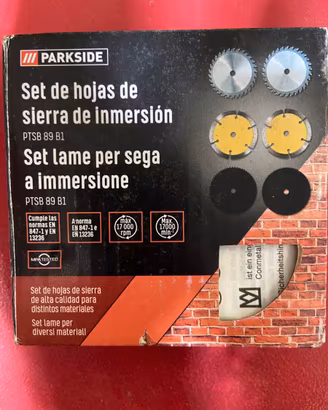 Set lame per sega a immersione
