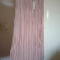 Gonna lunga rosa nuova con cartellino 