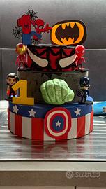 Torta finta per compleanni