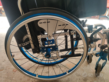 Carrozzina disabili sedia a rotelle progeo