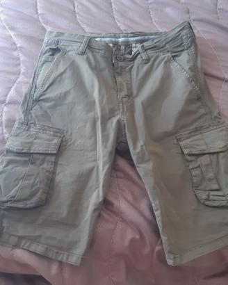Pantaloncino cargo  verde