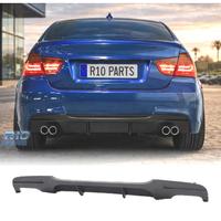 DIFFUSORE BMW E90 E91 LOOK M3 NERO OPACO