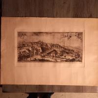 litografia di bergamo alta