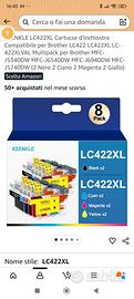 LC 422 XL 8 Cartuccie inchiostro