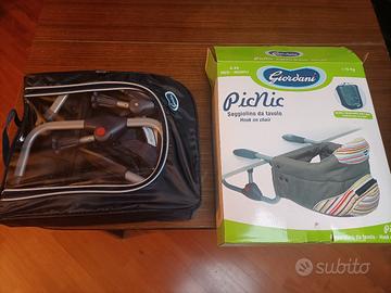 Seggiolino bimbo per tavolo "Giordani Pic nic" 
