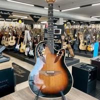 OVATION ELITE 1858 TOBACCO BURST + CUSTODIA