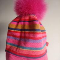 Berretto Gallo in cotone fantasia righe multicolor