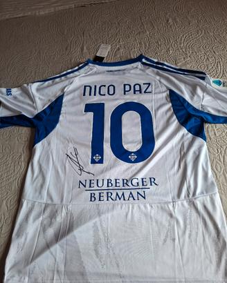 Maglia Como 1907 Autografata Nico Paz