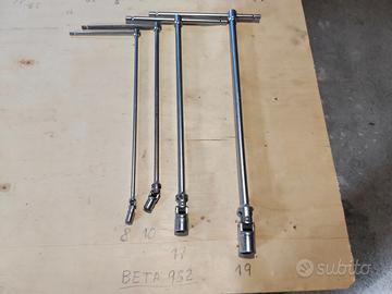 Chiavi a T con snodo marca  beta 952 4 pezzi