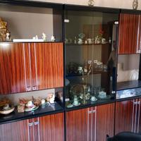 Parete attrezzata vintage + Tavolo e Sedie