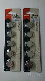 Batterie / pile a bottone al litio NUOVE