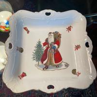 Centrotavola ceramica Babbo Natale