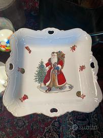 Centrotavola ceramica Babbo Natale