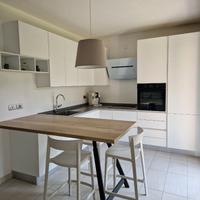 Cucina LUBE CREO bianca completa con piano okite