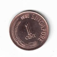 Moneta, Singapore, 1 Cent, Republic of Singapore