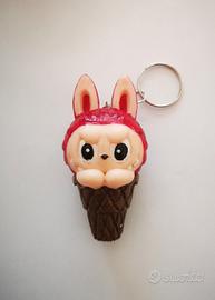portachiavi Labubu gelato gusto pistacchio