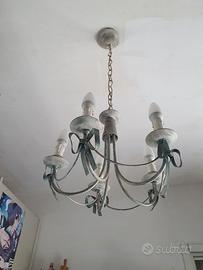 Lampadario + lampada comodino