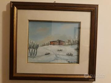 Quadri paesaggi invernali di Aldo Iori