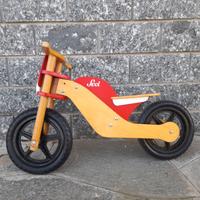 Bici a spinta in legno