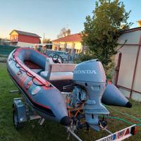 Gommone 430 Motomar Floating e carrello