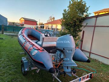 Gommone 430 Motomar Floating e carrello