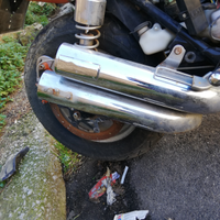 Marmitta completa originale honda vf 750 custom