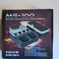 Pedaliera per chitarra elettrica. NUX MG-100