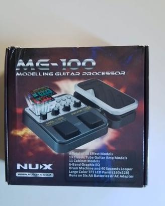 Pedaliera per chitarra elettrica. NUX MG-100