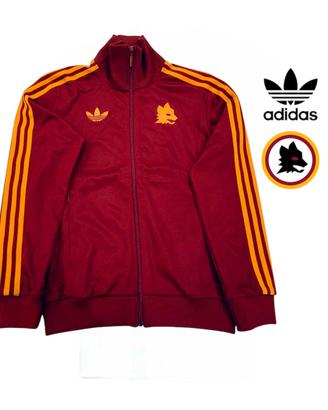 ✅🟡🔴FELPA AS ROMA ADIDAS Originals BECKENBAUER -S