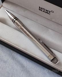 PENNA A SFERA MONTBLANC IN ACCIAIO COSTO 780€ NEW