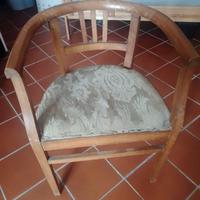 Sedia a pozzetto vintage