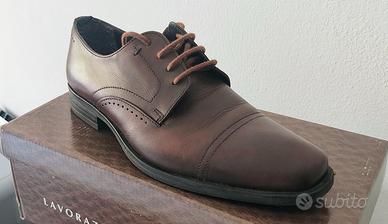 Scarpe uomo "BATA" n. 40 in pelle, come nuove!