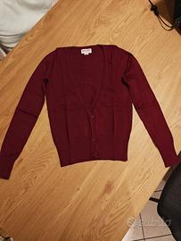 Cardigan donna tg.M colore Bordeaux 