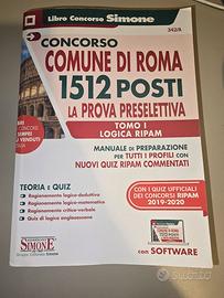 Libro Concorso Comune di Roma  - Edizioni Simone 