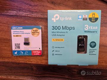 Coppia ricevitori Wi-Fi USB 